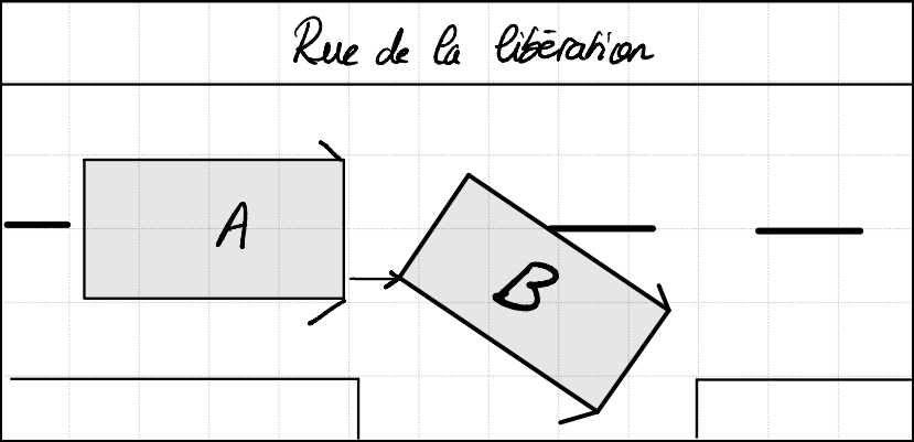 Constat amiable - case 13 croquis