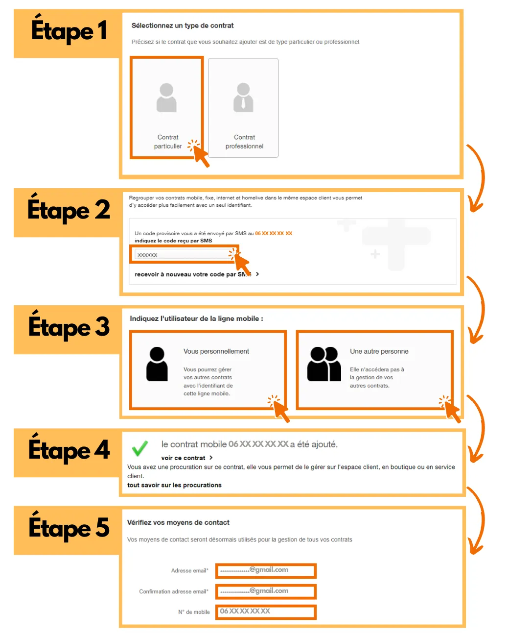 Ajouter un forfait à son Pack Open Orange depuis l'espace client