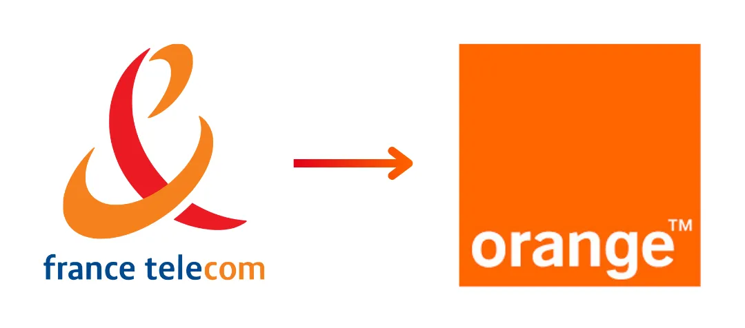 Le logo France Télécom devenu Orange