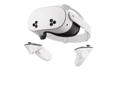 Casque de réalité mixte Meta Quest 3S 128 Go avec ses deux manettes