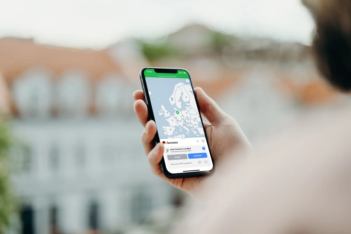 Utilisation de NordVPN sur un appareil connecté