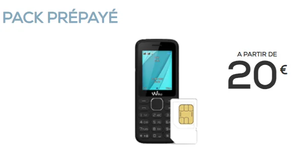 Kit téléphone + SIM prépayée La Poste Mobile