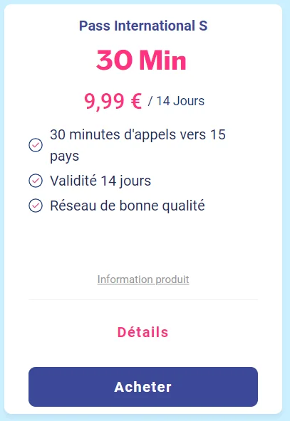 Pass prépayé Lebara Mobile